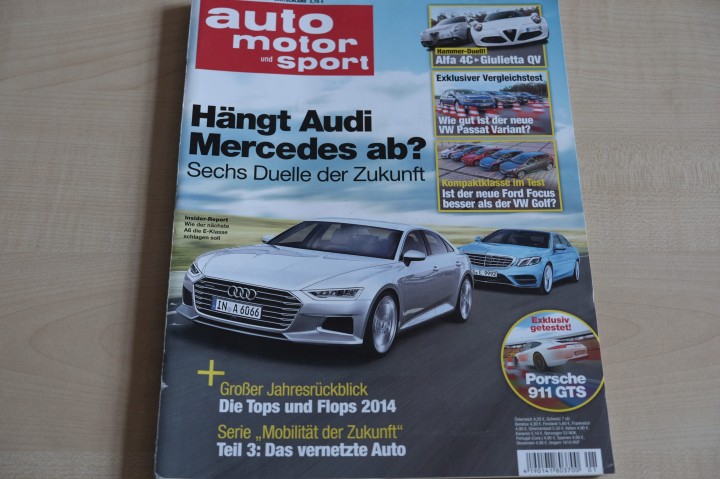 Deckblatt Auto Motor und Sport (01/2014)